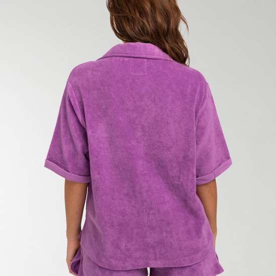 Billabong Γυναικείο πουκάμισο White Sands - Short Sleeve Cosy Shirt for Women